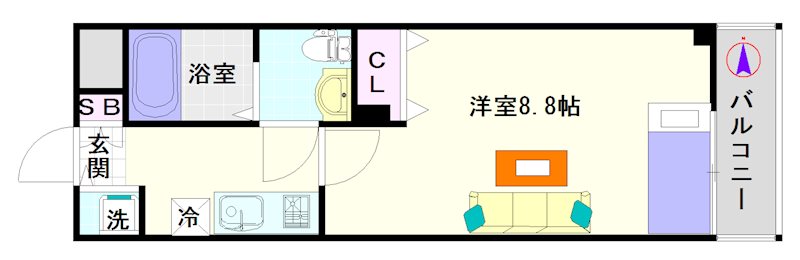 オーシャン日本橋東 間取り
