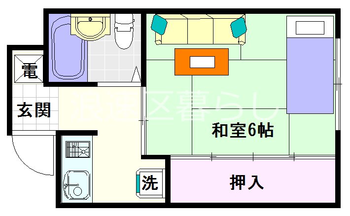 コーポエビス 間取り