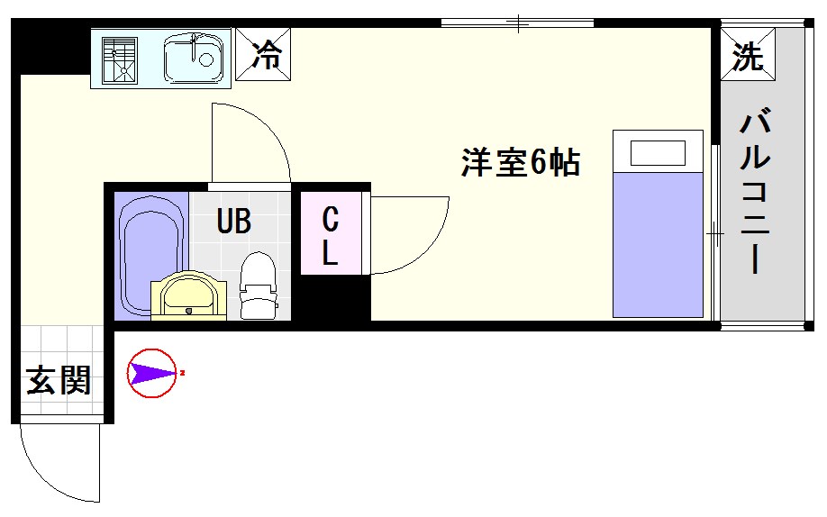 エスポワールナンバ 間取り