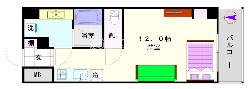 e-stay ebisu 間取り