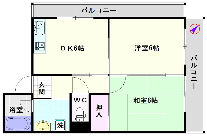 エルフェプラザ 間取り