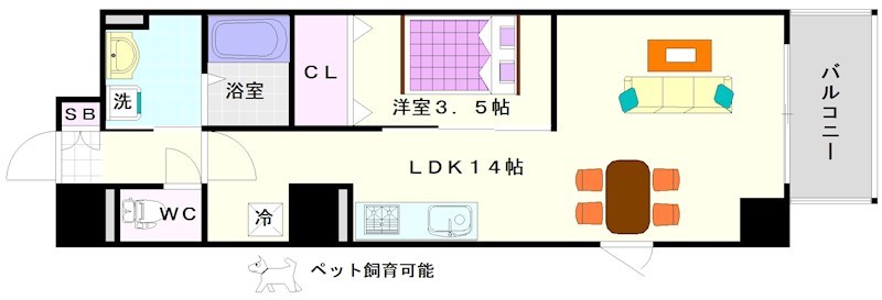 グーラテースＵＨＹ 間取り