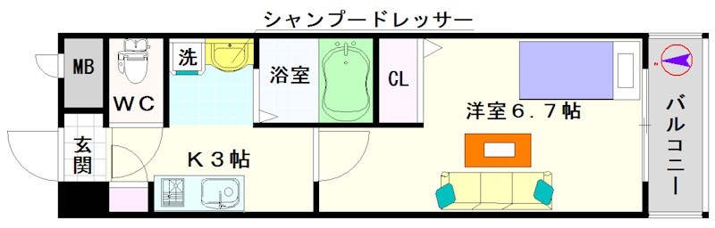 インペリアル大国Ⅱ 間取り