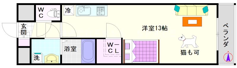 フェニックス難波ＥＡＳＴ 間取り