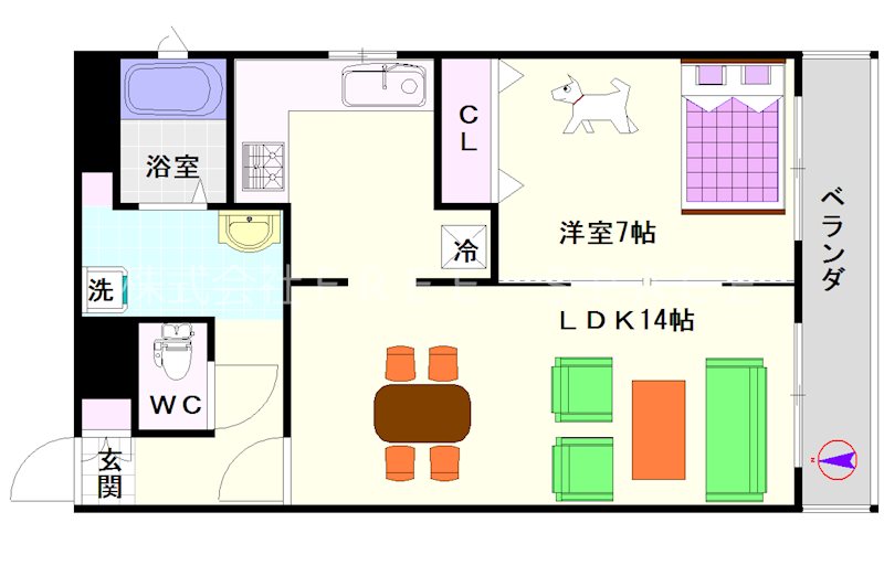 シェスタイレブン 間取り