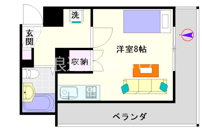 エクレール夕陽ケ丘 間取り