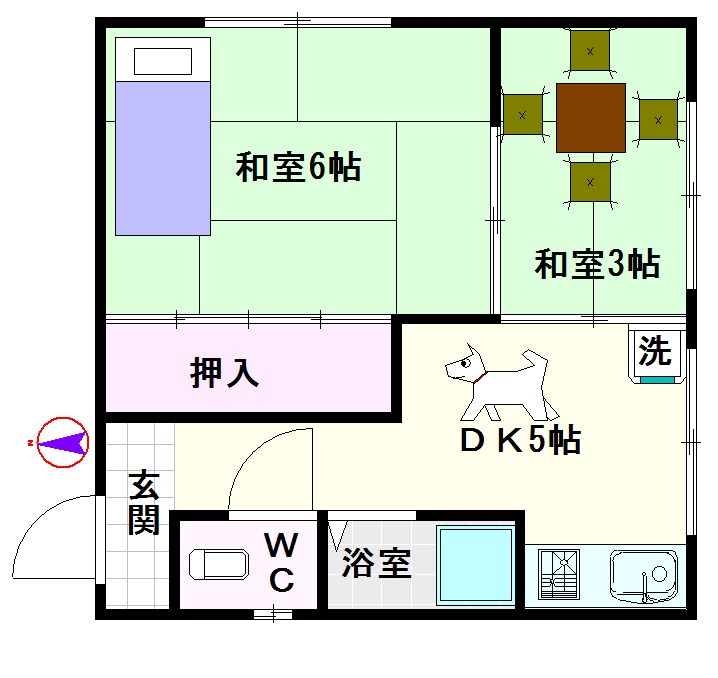 新世界ニューハイツ東館 間取り