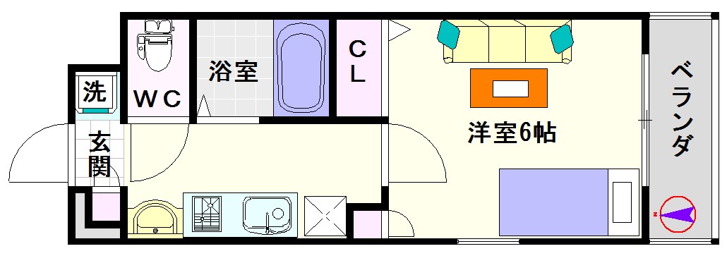 ウェーブ元町 間取り