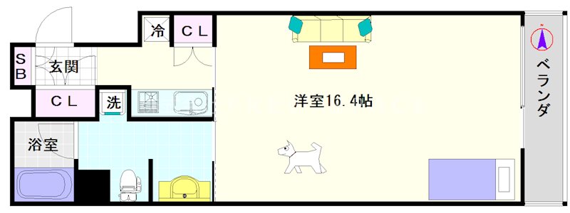 アーデンタワー南堀江 間取り