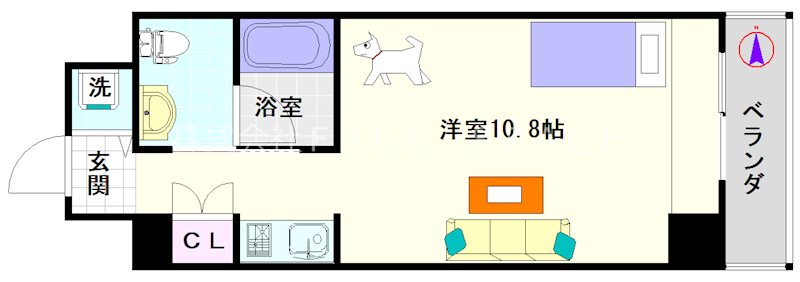アーデンタワー南堀江 間取り