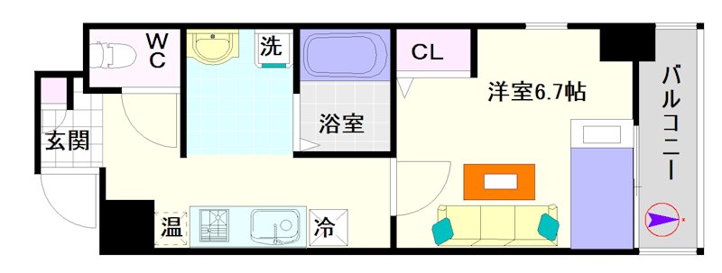 システムコート戎本町 間取り