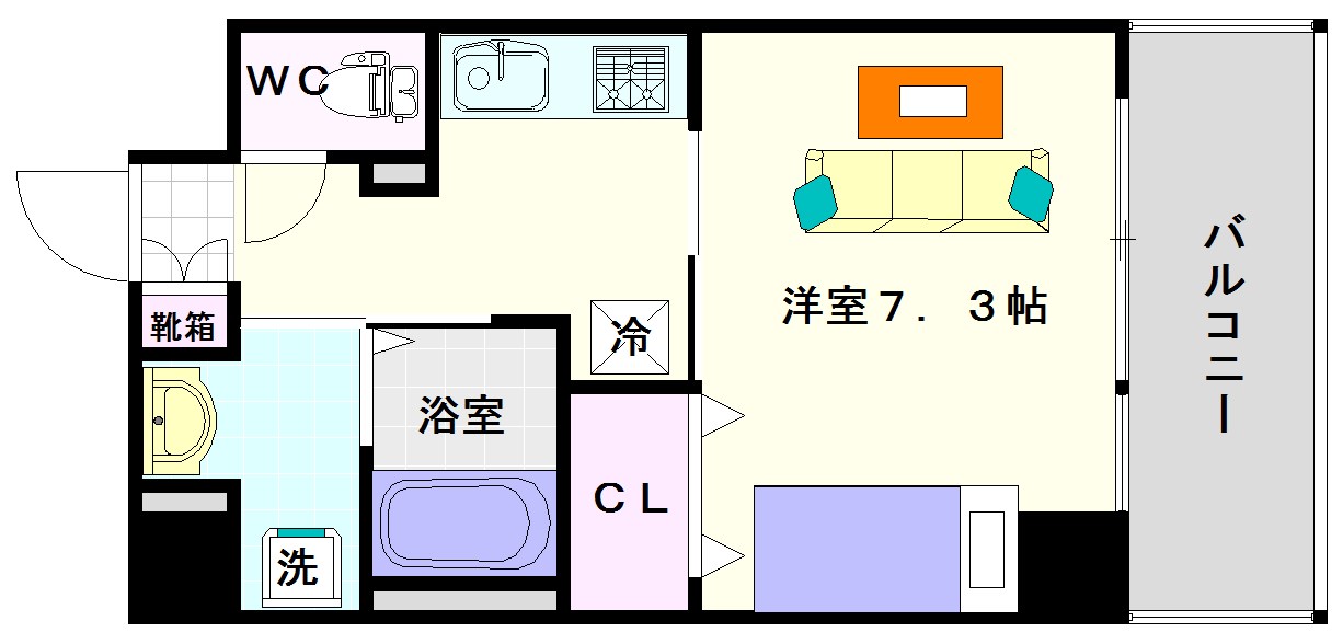 サンプラザ浪速 間取り