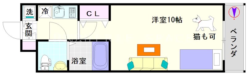 フェニックス難波ＥＡＳＴ 間取り