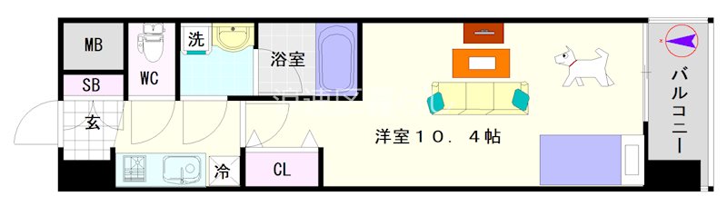 THE  MUSIC  COURT 間取り