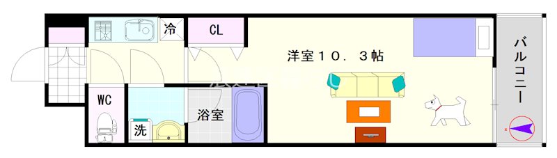 THE  MUSIC  COURT 間取り