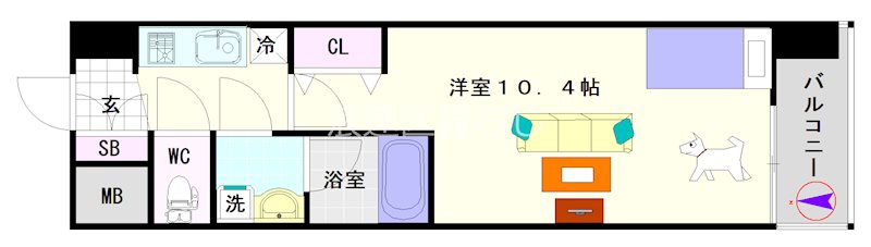 THE  MUSIC  COURT 間取り