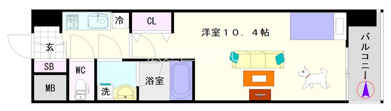 THE  MUSIC  COURT 間取り