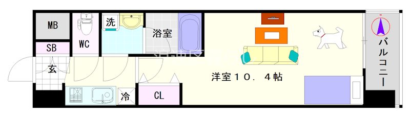 THE  MUSIC  COURT 間取り