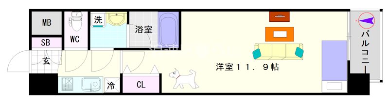 THE  MUSIC  COURT 間取り