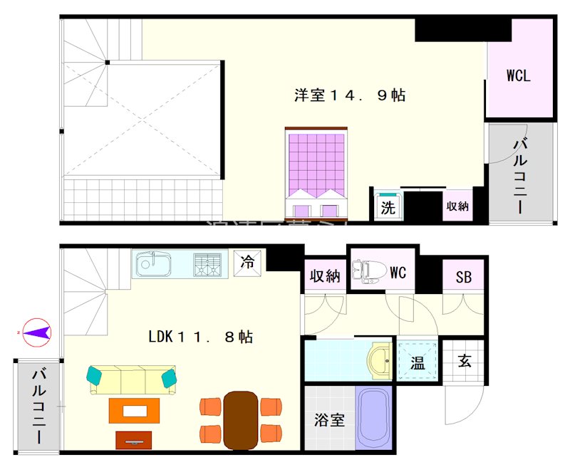 ＧＡＴＯ　ＤＭ　幸町 間取り