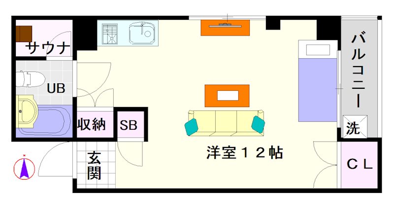 サンシャイン池商 間取り