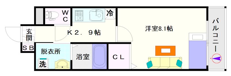イカルス日本橋 間取り