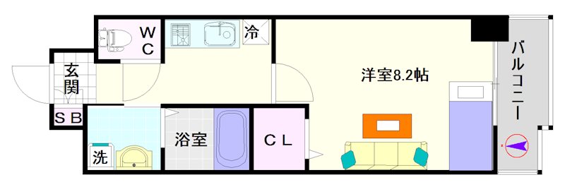 イカルス日本橋 間取り