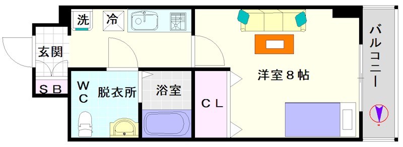 ドミール桜川 間取り