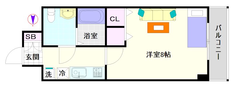 ドミール桜川 間取り