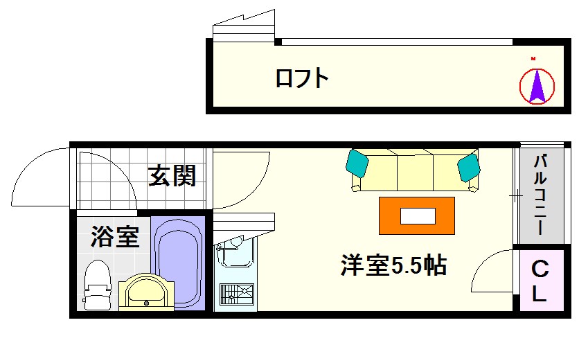 シャンクレール日本橋 間取り
