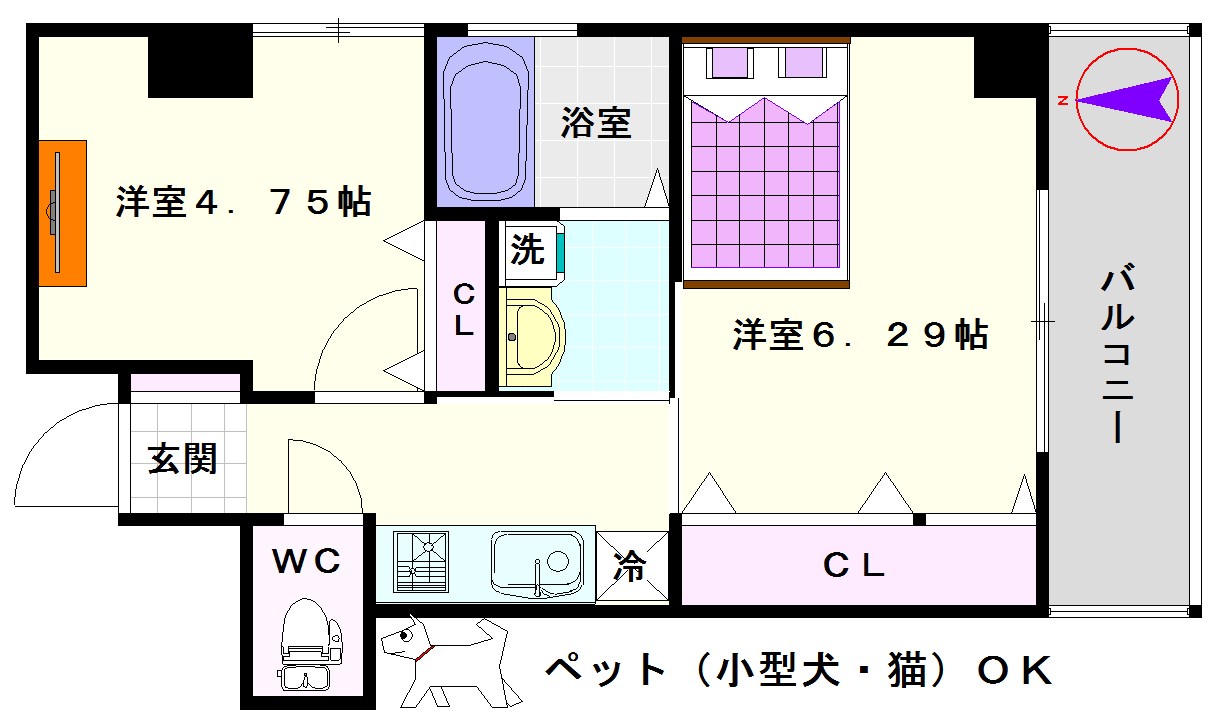 GARE  NAMBA 間取り