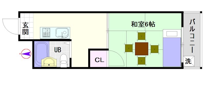 ビジタル浪速2 間取り