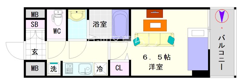 City Lux Namba South 間取り