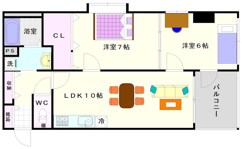 難波パークハウス 間取り