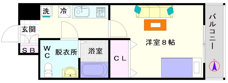 ドミール桜川 間取り
