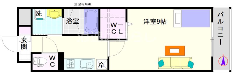 グレイス難波南 間取り