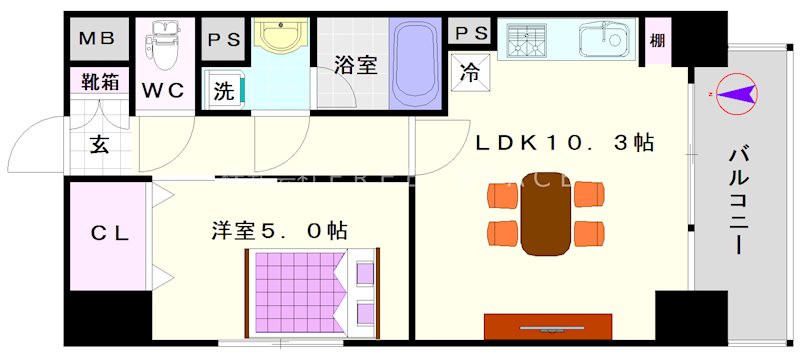 ウルバーノ　イリス 間取り