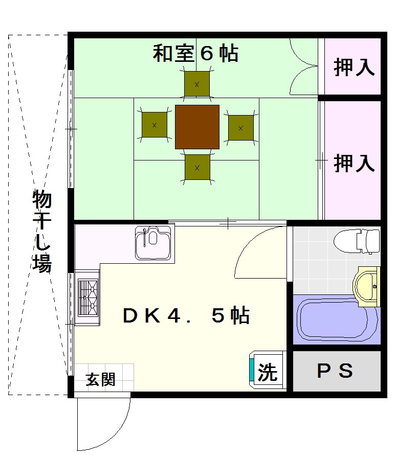 梅本マンション 間取り