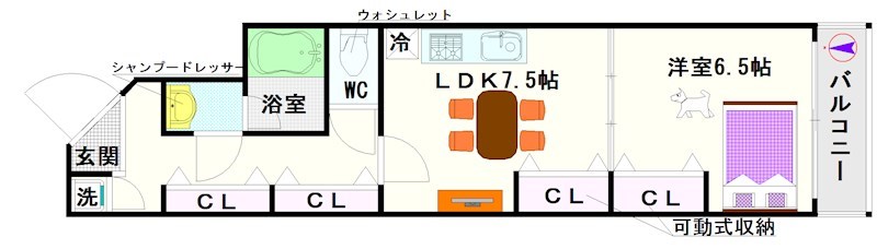 アン・ペルシュ 間取り