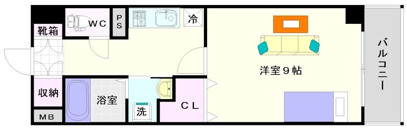 ＣＯＣＯＲＯ－ＷＥＳＴ 間取り