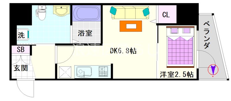 エスグランデ難波サウス 間取り