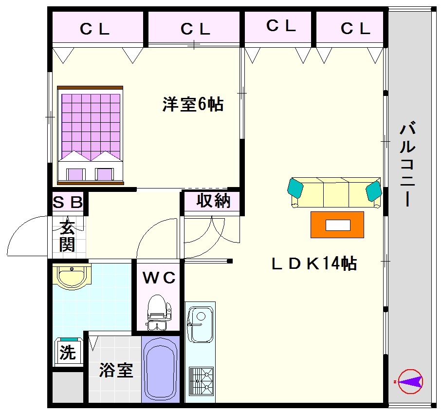 グローリーヨシダ 間取り