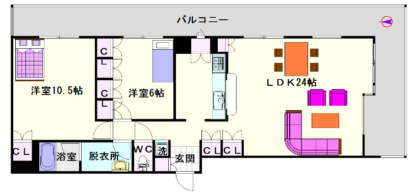 グラスホッパー 間取り