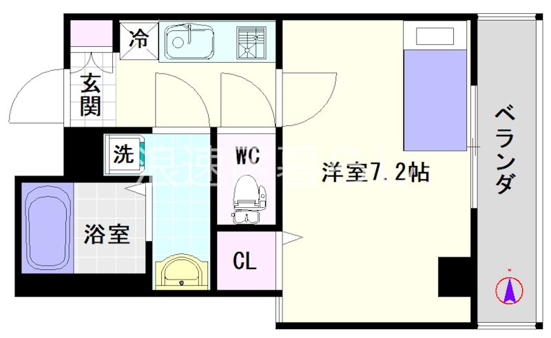 グランパシフィック桜川ＷＥＳＴ 間取り