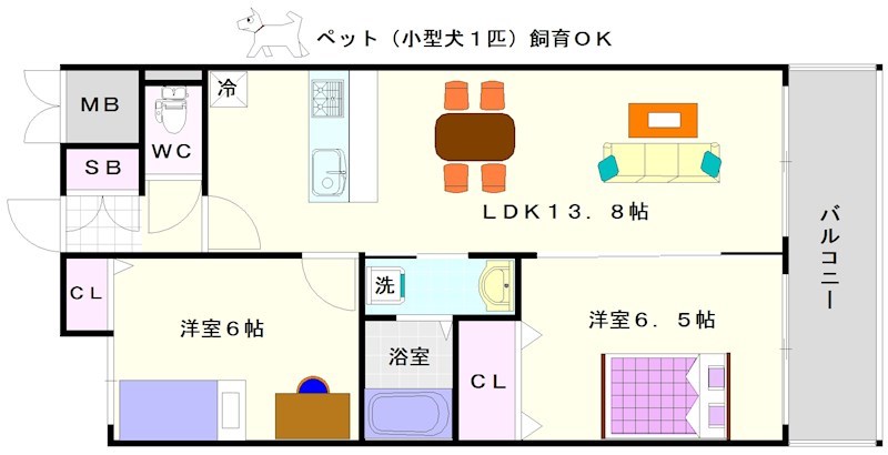 FDS  GLANZ 間取り