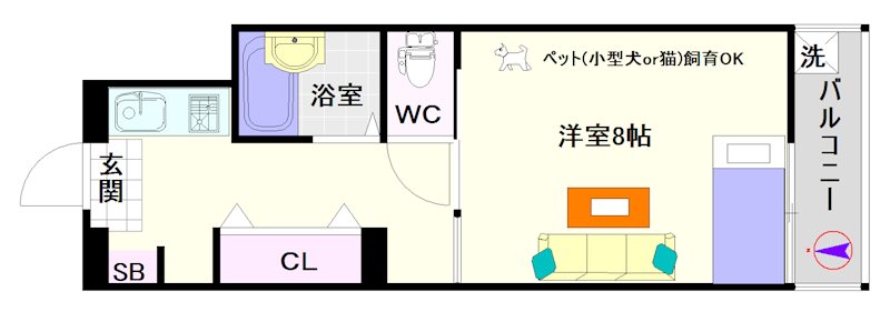 エリンデール桜川 間取り
