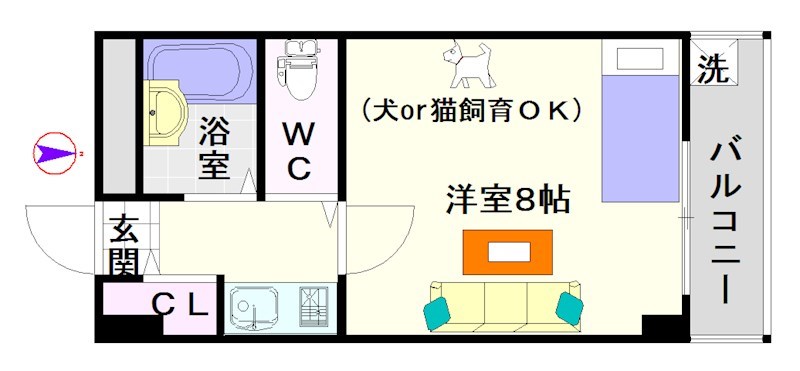エリンデール桜川 間取り