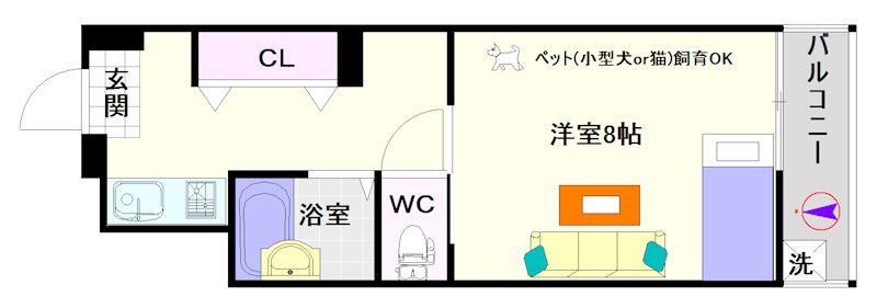 エリンデール桜川 間取り