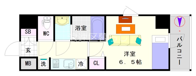City Lux Namba South 間取り