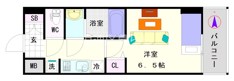 City Lux Namba South 間取り